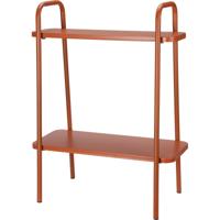Pro Garden Plantenrek/plantentafel - terracotta - metaal - 50 x 26 x 66 cm - binnen en buiten