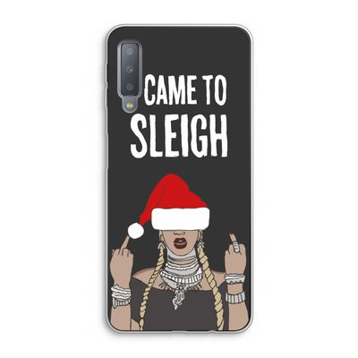 Came To Sleigh: Samsung Galaxy A7 (2018) Transparant Hoesje