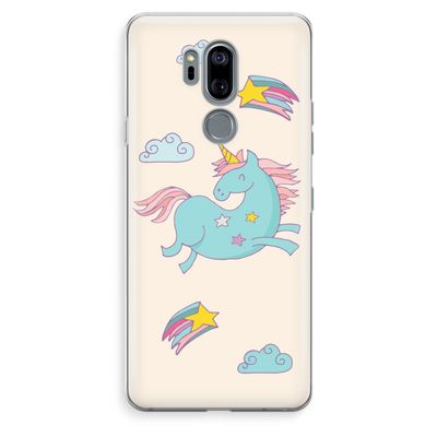 Vliegende eenhoorn: LG G7 Thinq Transparant Hoesje