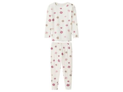 lupilu Geribde kinder pyjama (Wit, 110/116)