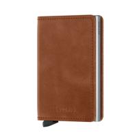 Secrid Slim Wallet Portemonnee Vintage Cognac Silver