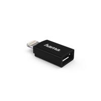 Hama Micro-USB-adapter Naar Apple Lightning-stekker MFI Zwart - thumbnail