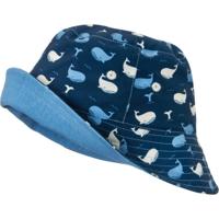 Playshoes zonnehoed omkeerbaar walvis marine-53 cm