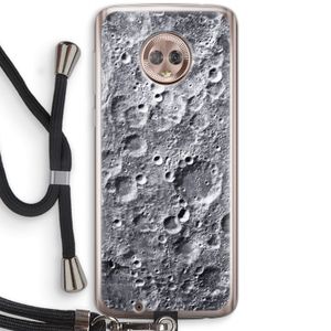 Maanlandschap: Motorola Moto G6 Transparant Hoesje met koord