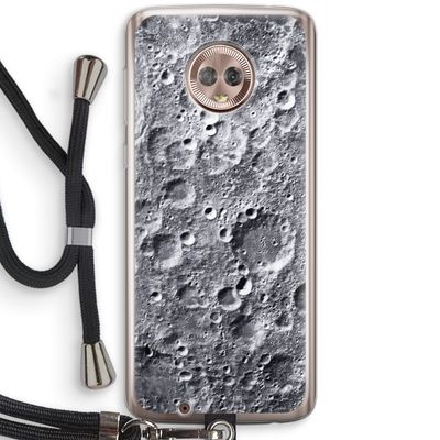 Maanlandschap: Motorola Moto G6 Transparant Hoesje met koord