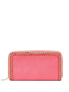 Stella McCartney portefeuille Falabella à détail de chaîne - Rose