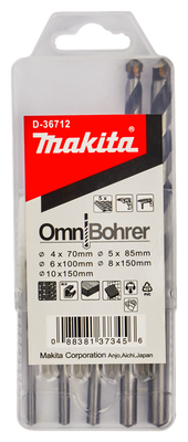 Makita Accessoires Multiborenset 5-delig - D-36712 D-36712