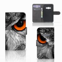 Samsung Galaxy Xcover 3 | Xcover 3 VE | Telefoonhoesje | Met pasjeshouder | Uil
