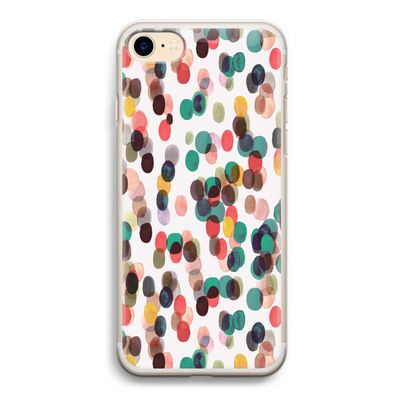 Tropical Dots: iPhone 7 Transparant Hoesje