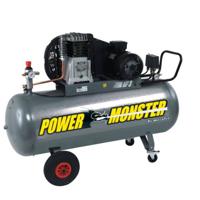 MECAFER Compressor 150 L 3HP Twin-riem 10 bar Semi Pro PowerMonster - thumbnail