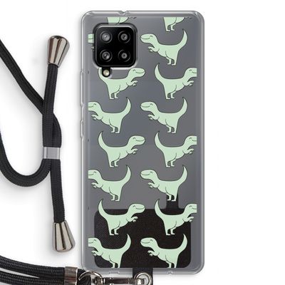 Dinos: Samsung Galaxy A42 5G Transparant Hoesje met koord