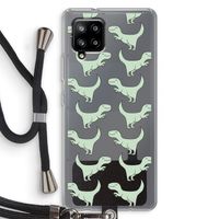 Dinos: Samsung Galaxy A42 5G Transparant Hoesje met koord