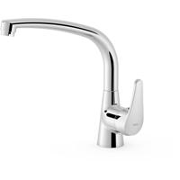 Keukenkraan Tres ECO | Opbouw | 360° Draaibaar | Mengkraan | 1-hendel | Rond | Chroom