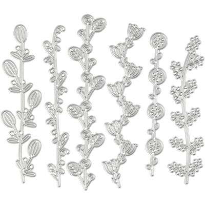 Creativ Company Stans- en embossing mallen, bloemen ranken, afm 143x123 mm, 1 stuk