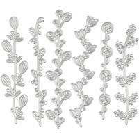 Creativ Company Stans- en embossing mallen, bloemen ranken, afm 143x123 mm, 1 stuk