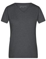 James & Nicholson JN973 Ladies´ Heather T-Shirt - Black-Melange - XL