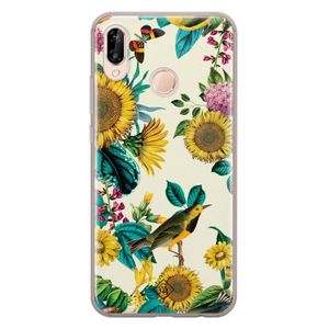 Huawei P20 Lite siliconen hoesje - Sunflowers
