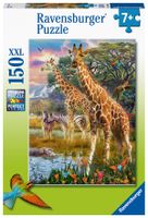 Ravensburger puzzel 150 XXL stukjes kleurrijke savanne