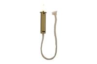 Led fles kaars vlam Lyon D 2,2 cm H 10 cm goud