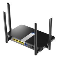 Cudy X6 draadloze router Gigabit Ethernet Dual-band (2.4 GHz / 5 GHz) Zwart - thumbnail