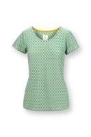 Pip Studio Pip Studio Tilly Short Sleeve Top Mojo Green L
