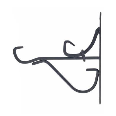 Plantenhanger - zwart - metaal - 25 x 24 cm - weerbestendig voor buiten