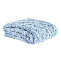 Dekbedden DKD Home Decor Blauw Hemelsblauw 150 x 125 x 1 cm (2 Stuks)