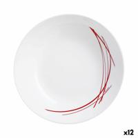 Diep bord Arcopal Domitille Tweekleurig Glas (20 cm) (12 Stuks) - thumbnail