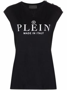 Philipp Plein t-shirt à logo imprimé - Noir