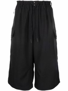 Y-3 short cargo à lien de resserrage - Noir