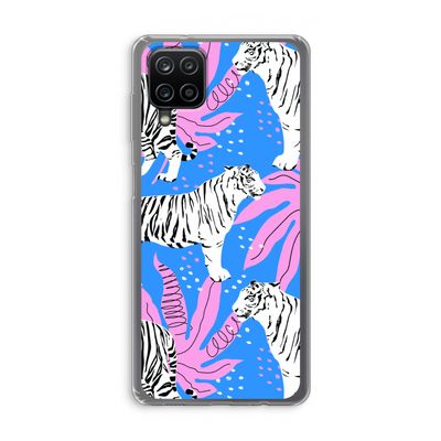 Tijger: Samsung Galaxy A12 Transparant Hoesje