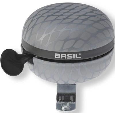 Basil noir - fietsbel - 60 mm - zilver