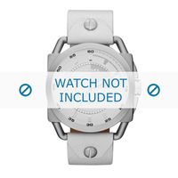 Horlogeband Diesel DZ1577 Leder Wit 24mm - thumbnail