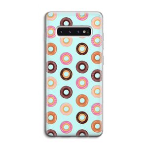 Donuts: Samsung Galaxy S10 4G Transparant Hoesje