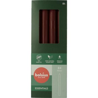 Dinerkaarsen 230/20 velvet red