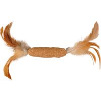 Kattenspeeltje Adamello Zakje Soft Wood 35 x 3 x 3 cm Flamingo Naturel - thumbnail