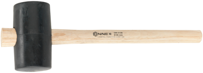 Connex Gummihamer 75Mm Zwart Hout - COX625104
