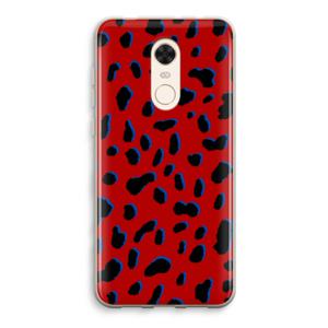 Red Leopard: Xiaomi Redmi 5 Transparant Hoesje