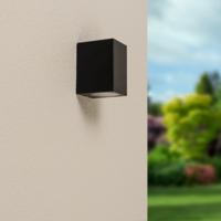 Marion Dimbare LED Wandlamp - GU10 Fitting - IP65 waterdicht - Voor Binnen en buitenlamp - Downlight - Vierkant - Zwart - Modern