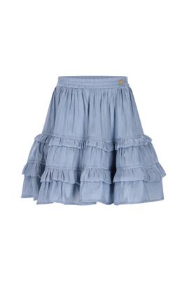 Le Chic winter rok meisjes - blauw - Thamsin - ruffle
