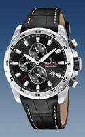 Horlogeband Festina F20692.4 Leder Zwart