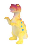 Wild Republic speelfiguur Ceratosaurus 5 cm rubber geel/rood - thumbnail