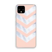 Marmeren pijlen: Pixel 4 Transparant Hoesje