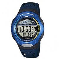 Horlogeband Casio 10093390 / SPS-300C-2VJF Kunststof/Plastic Blauw 16mm - thumbnail