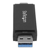 StarTech.com USB 3.0 geheugenkaart lezer/schrijver voor SD en microSD kaarten USB-C en USB-A - thumbnail