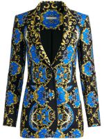 alice + olivia blazer Breann à imprimé graphique - Bleu