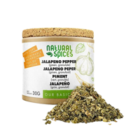 Natural Spices Jalapeno Peper Groen Granulaat (30 gram) - thumbnail