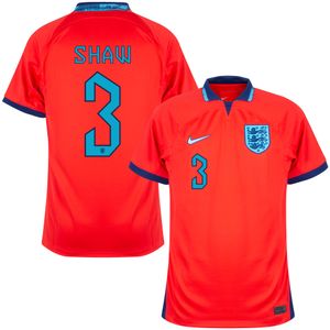 Engeland Shirt Uit 2022-2023 + Shaw 3