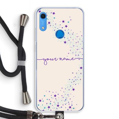 Sterren: Huawei Y6s Transparant Hoesje met koord