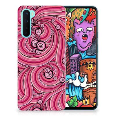 OnePlus Nord | Hoesje maken | Swirl Pink